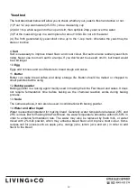 Preview for 13 page of Living & Co BM1356-SA Instruction Manual