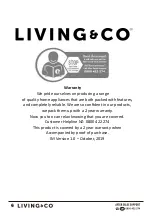 Предварительный просмотр 7 страницы Living & Co CL-5916 Instruction Manual