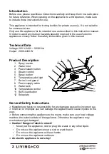 Предварительный просмотр 3 страницы Living & Co CL-CI04 Instruction Manual