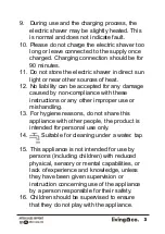 Предварительный просмотр 4 страницы Living & Co CL-RSCX671 Instruction Manual