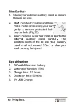 Предварительный просмотр 13 страницы Living & Co CL-RSCX671 Instruction Manual