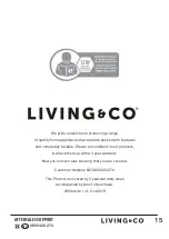 Предварительный просмотр 16 страницы Living & Co DYD-S10A412 Instruction Manual