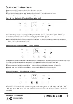 Предварительный просмотр 9 страницы Living & Co DYD-W16A411 Instruction Manual