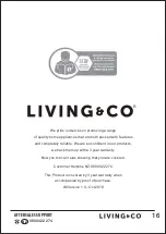 Предварительный просмотр 17 страницы Living & Co DYD-W16A411 Instruction Manual