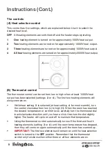 Предварительный просмотр 10 страницы Living & Co HQ15-20M User Manual