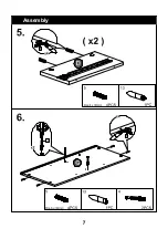 Предварительный просмотр 7 страницы Living & Co Indiana Buffet Instruction Manual