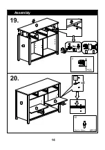 Предварительный просмотр 14 страницы Living & Co Indiana Buffet Instruction Manual