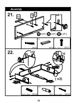 Предварительный просмотр 15 страницы Living & Co Indiana Buffet Instruction Manual