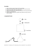 Предварительный просмотр 2 страницы Living & Co JUNO WHITE Instructions