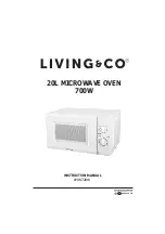 Предварительный просмотр 1 страницы Living & Co LMW720W Instruction Manual