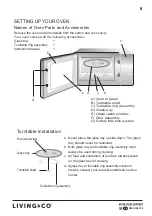 Предварительный просмотр 9 страницы Living & Co LMW720W Instruction Manual