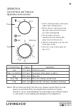 Предварительный просмотр 11 страницы Living & Co LMW720W Instruction Manual