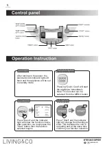 Предварительный просмотр 7 страницы Living & Co LRC5W Instruction Manual