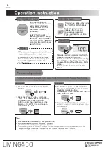 Предварительный просмотр 8 страницы Living & Co LRC5W Instruction Manual