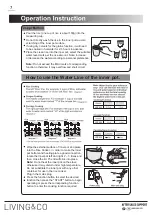 Предварительный просмотр 9 страницы Living & Co LRC5W Instruction Manual