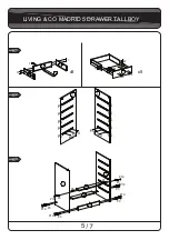 Предварительный просмотр 5 страницы Living & Co MADRID 5 DRAWER TALLBOY Assembly Instruction Manual