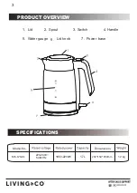 Preview for 5 page of Living & Co MK-17G01 User Manual