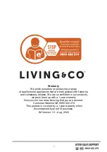 Предварительный просмотр 12 страницы Living & Co MK5700-SA Instruction Manual