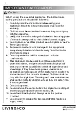 Preview for 3 page of Living & Co SRO8306 Instruction Manual