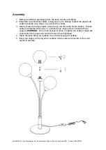 Preview for 2 page of Living & Co SURI BUBBLE LAMP Instructions