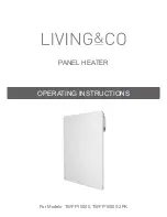 Living & Co TWFP10000 Operating Instructions Manual предпросмотр