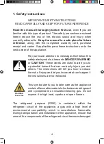 Preview for 4 page of Living & Co TWL-CF418L User Manual