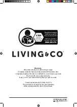 Preview for 20 page of Living & Co TWL-CF418L User Manual