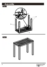 Предварительный просмотр 5 страницы Living & Co Verona Bar Setting Instruction Manual