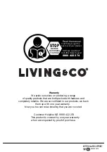 Предварительный просмотр 6 страницы Living & Co Verona Bar Setting Instruction Manual