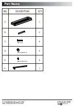 Предварительный просмотр 5 страницы Living & Co Verona Bench Instruction Manual