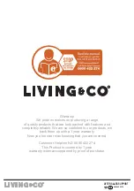 Предварительный просмотр 7 страницы Living & Co Verona Bench Instruction Manual