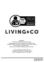 Preview for 8 page of Living & Co Verona Rocking Chair Instruction Manual