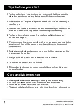 Preview for 3 page of Living & Co Waipoua Bedside Table Instruction Manual