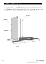 Preview for 12 page of Living & Co Waipoua Bedside Table Instruction Manual