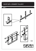 Preview for 6 page of Living & Co WHISTLER 4 DRAWER TALLBOY Assembly Instructions Manual