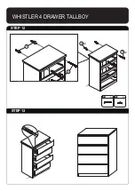 Preview for 12 page of Living & Co WHISTLER 4 DRAWER TALLBOY Assembly Instructions Manual