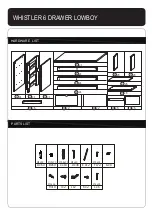 Preview for 5 page of Living & Co Whistler Lowboy 6 Drawer Manual