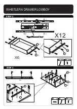 Preview for 7 page of Living & Co Whistler Lowboy 6 Drawer Manual