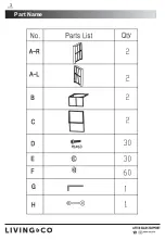 Preview for 4 page of Living & Co Wicker Catalunya Low Dining Setting Instruction Manual