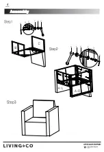 Preview for 5 page of Living & Co Wicker Catalunya Low Dining Setting Instruction Manual