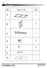 Preview for 6 page of Living & Co Wicker Catalunya Low Dining Setting Instruction Manual