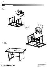 Preview for 7 page of Living & Co Wicker Catalunya Low Dining Setting Instruction Manual