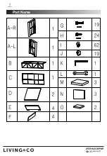 Preview for 8 page of Living & Co Wicker Catalunya Low Dining Setting Instruction Manual