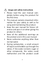 Предварительный просмотр 3 страницы LIVING BASICS LB-SWM-185 User Manual