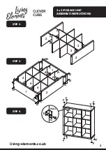 Предварительный просмотр 3 страницы LIVING ELEMENTS Clever Cube 587725 Assembly Instructions