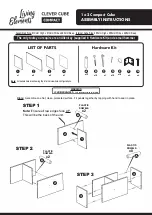 Предварительный просмотр 1 страницы LIVING ELEMENTS Clever Cube Compact 423291 Assembly Instructions