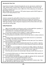 Preview for 6 page of Living Essentials ACPWH0214 Instruction Manual