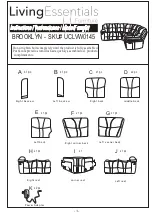 Предварительный просмотр 3 страницы Living Essentials BROOKLYN SECTIONAL Assembly Instructions Manual