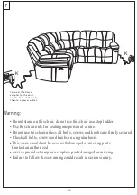 Предварительный просмотр 7 страницы Living Essentials BROOKLYN SECTIONAL Assembly Instructions Manual