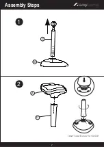 Предварительный просмотр 4 страницы Living Essentials Forte Wobble Stool OCSFBK0114 Use And Care Manual